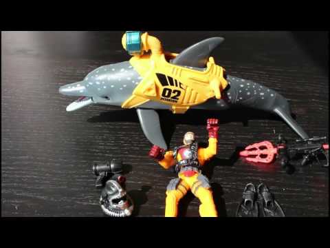 Tiefsee-Abenteuer Marinen Tier-Spielset Dolphin