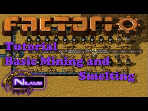 Factorio Tutorial - 3. Basic Mining and Smelting