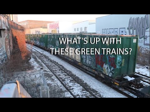 What Are NYC's Green Trash Trains?