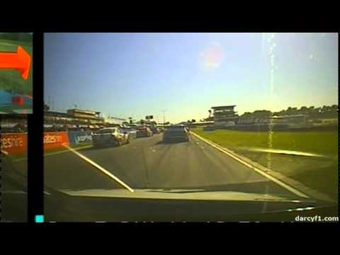 V8 Supercars 2011 : Karl Reindler & Steve Owen Fiery Crash TEGA Onboard Cam (Race 8 - Barbagallo)