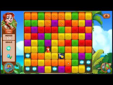 Lost Island Blast Adventure Level 705 - NO BOOSTERS 🏝️ | SKILLGAMING ✔️