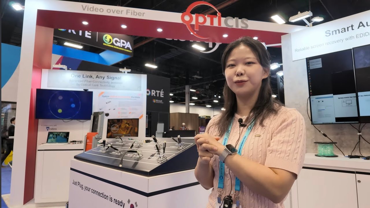 Video thumbnail for Opticis Fiber Optic Extenders with Real-Time Diagnostics and 8K HDMI 2.1 Support