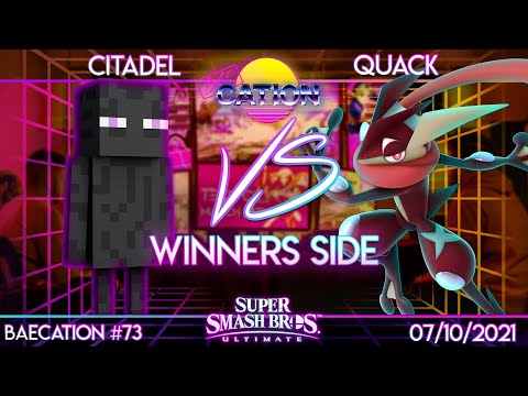 Baecation #73 - SSBU - NPT | Citadel (Steve) vs. DAD | Quack (Greninja) - Winners Side