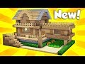 Minecraft: Wooden Survival House Tutorial - How to Build a House in Minecraft / Easy /