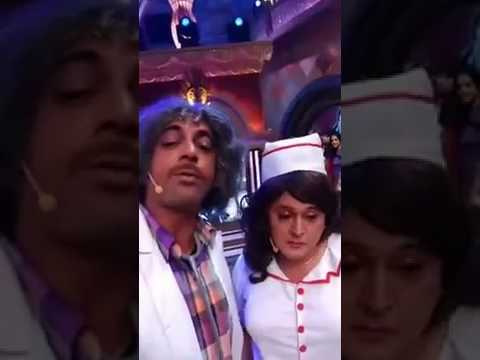 Dr  Mashoor Gulati and Kapil Sharma Ki Nani is live from the Set of Sabse Bada Kalakar