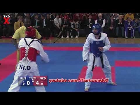 Taekwondo Euros 2006 Male Feather Weight Semi Final - A Dzitiev (RUS) v D Bekkers (NED)