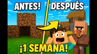 👉 “¡1 SEMANA en el Servidor y Así va Nuestro Mundo! 🌍 | Minecraft Bedrock Survival”