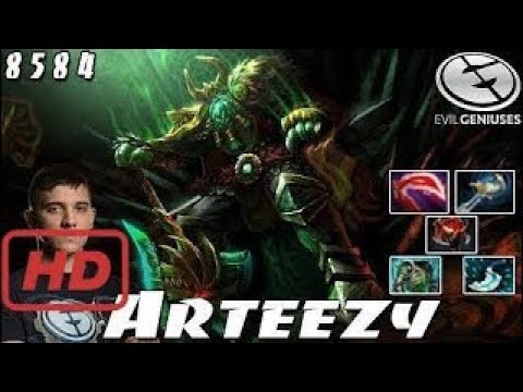 DOTA 2 PRO 2017 | EG.Arteezy Wraith King | 8584 MMR Dota 2