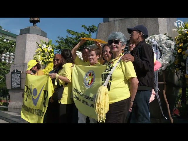 WATCH: Scenes from the 2023 Ninoy Aquino Day commemoration