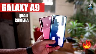 Samsung Galaxy A9 (2018) Quad Camera Unboxing First Look