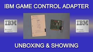 Unboxing an IBM Game Control Adapter (1983) - Vintage PC Gaming