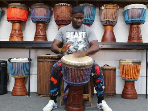 Drumskull Drums & Fode Lavia Camara - Guinea Lenke Djembe