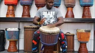 Drumskull Drums & Fode Lavia Camara - Guinea Lenke Djembe