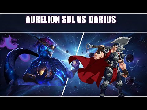 MVP TOP AURELION SOL (10/0/9) vs DARIUS | Cuando tu Jungla NO sabe qué es el Smite
