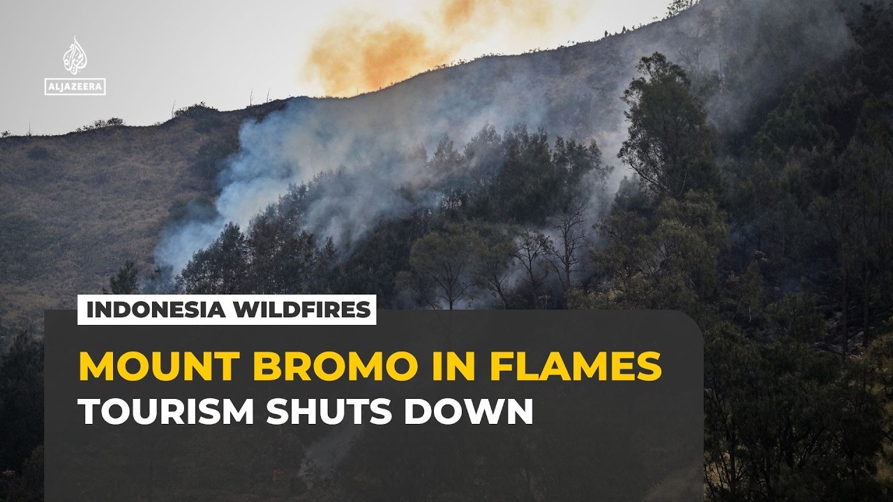 Mount Bromo in Flames: East Java Wildfires Threaten Livelihoods