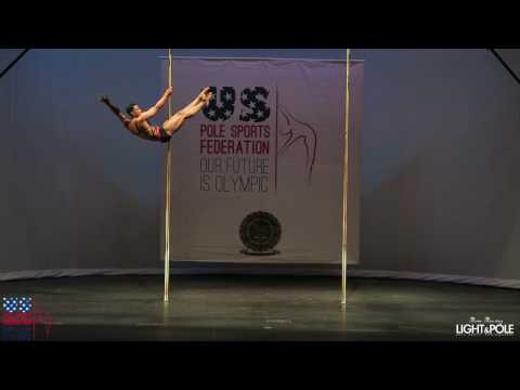 Pole Sport Championships 2017 - Competitive Senior Men's Division 2nd Place - Jason Span