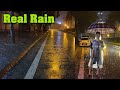 Torrential Rain On Canada Street With Heavy Thunder Real Rain And Thunderstorm Sounds For Sleeping