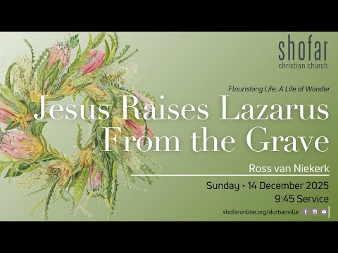 14 December 2025 - Ross van Niekerk - Jesus Raises Lazarus From the Grave