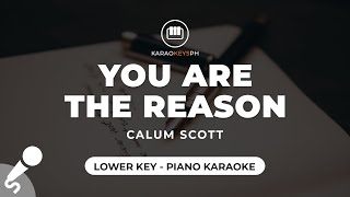 Download lagu You Are The Reason - Calum Scott (Lower Key - Piano Karaoke) mp3