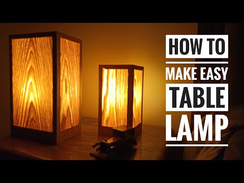 how To Make Easy Table Lamp | Amazing Project Ideas 💡#diy #lamp #amazing #project