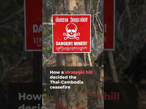 How a strategic hill decided the Thai-Cambodia ceasefire | #ajshorts