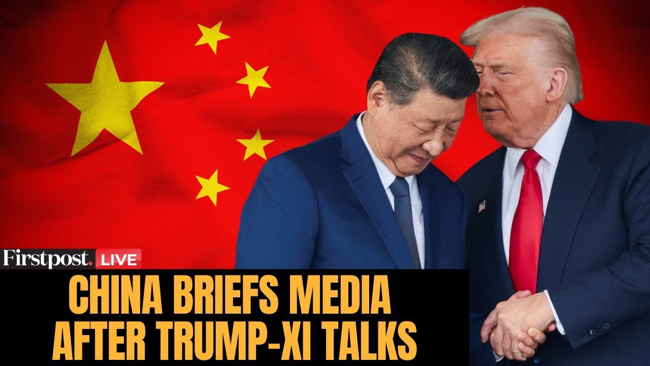 Trump Xi Meeting LIVE: China Briefs Media After Trump–Xi Talks in Busan | U.S. China Trade Deal