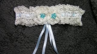 DIY LIGA DE ENCAJE PARA NOVIA - HOW TO MAKE A LACE GARTER FOR A BRIDE
