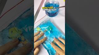 DIY SQUISHY DE AQUÁRIO PARA MINI BEBÊ REBORN #shorts