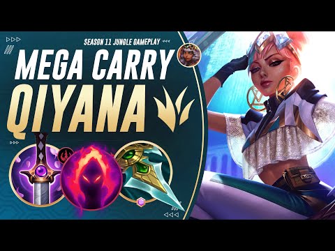 BUFFED QIYANA JUNGLE:  Snowball Assassin Bliss | Challenger Season 11 Jungle Guide & Thigh Build