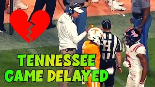 Lane Kiffin GETS HIT with Golf Ball | Tennessee Game Delayed | Ole Miss Head Coach | Lane Kiffin