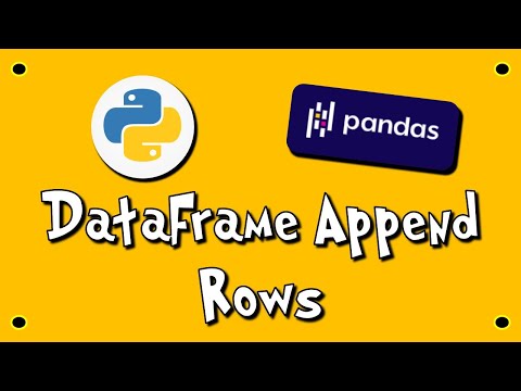 Pandas DataFrame Append Rows 14