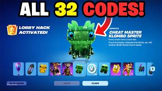 ALL 30+ *LOBBY HACK* Codes in Fortnite Season 4! (All Codes)