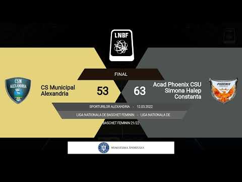 LNBF 2021-2022: CSM Alexandria - Phoenix CSU Simona Halep Constanța