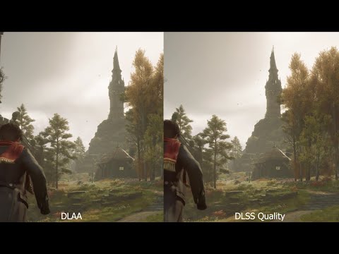 Hogwarts Legacy - DLAA vs DLSS Quality in motion