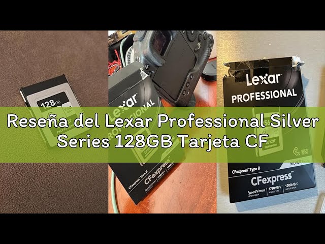 Vídeo relacionado con Lexar Professional Silver Series 128GB Tarjeta CFexpress Tipo B, Tarjeta CFe Lectura de hasta 1750 MB/s, Adopta PCIe Gen3x2, Tarjeta de Memoria CF Compatible con DSLR, cámara XQD (LCXEXSL128G-RNENG)