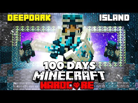 iGamerz - I Survived 100 Days in Warden island World in Hardcore Minecraft... (Hindi)