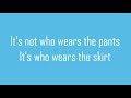 Brad Paisley - The Pants (Lyrics)