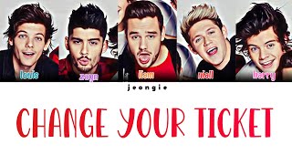 One Direction - Change Your Ticket (Color Coded - Lyric)