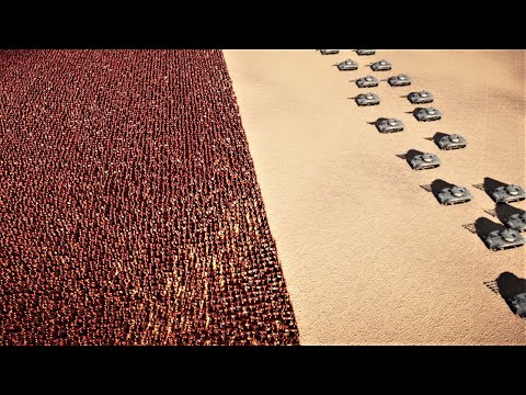 1.5 Million Roman Soldiers Vs 150 Sherman Tank | Ultimate Epic Battle Simulator 2 | UEBS2