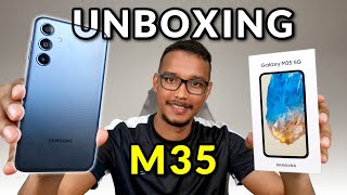GALAXY M35 5G - Um dos MELHORES Celulares Até 1300 REAIS EM 2024 [Unboxing e Impressões]