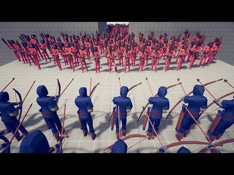 50x ARCHER vs 50x EPIC UNITS | Totally Accurate Battle Simulator TABS
