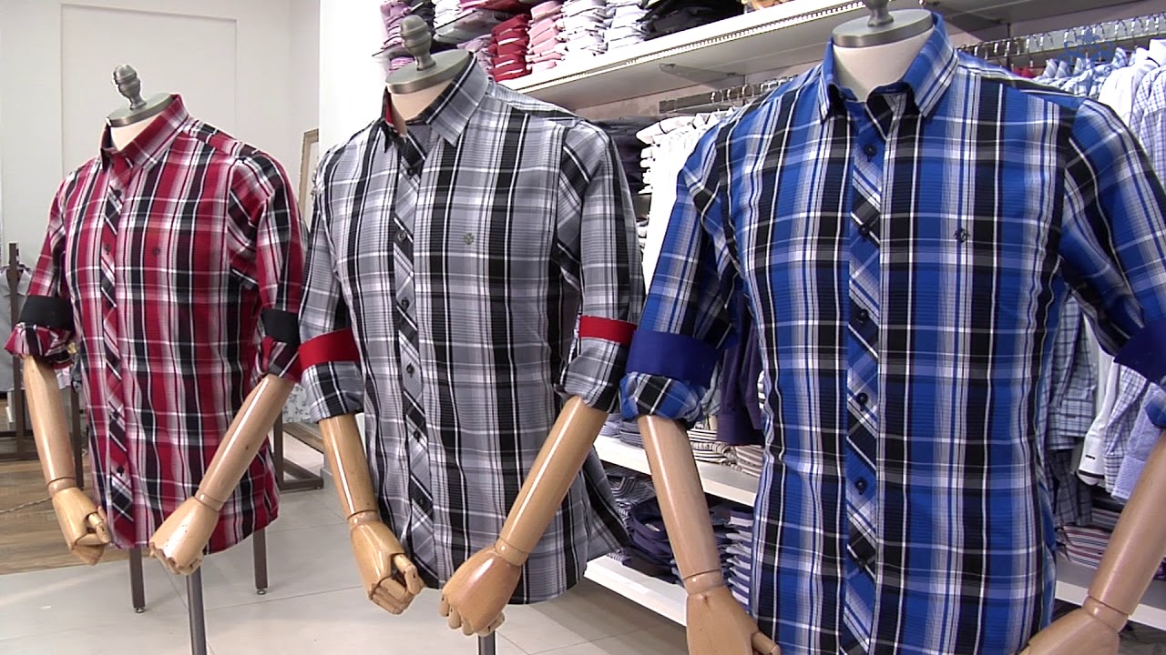 Camisas Masculinas Xadrez Coleção Verão 2018