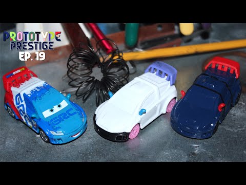 Mattel Disney Cars Raoul CaRoule - Prototype Prestige Ep. 19 (French World Grand Prix Racer)