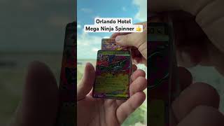 Orlando Hotel Collect-a-con Mega Ninja Spinner👍 #pokemon #pokemoncards #shorts