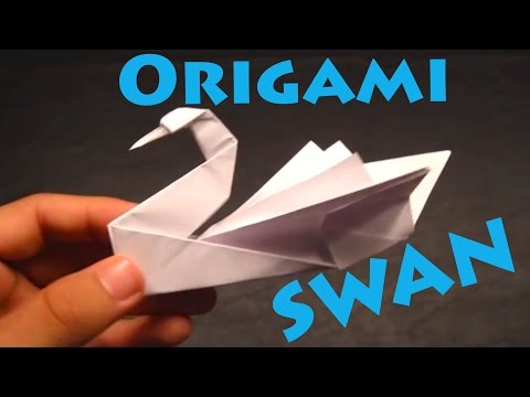 How to Make an Origami Swan (Intermediate) - Rob's World