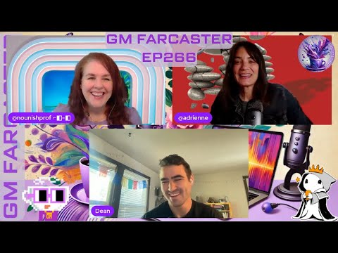 GM Farcaster ep266 Monday July 14, 2025 with author Dean Patrick