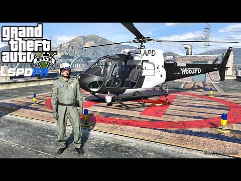 GTA 5 LSPDFR 0.3.1 - EPiSODE 295  - LET'S BE COPS - AIR 1 PATROL (GTA 5 PC POLICE MODS) SHOTS FIRED