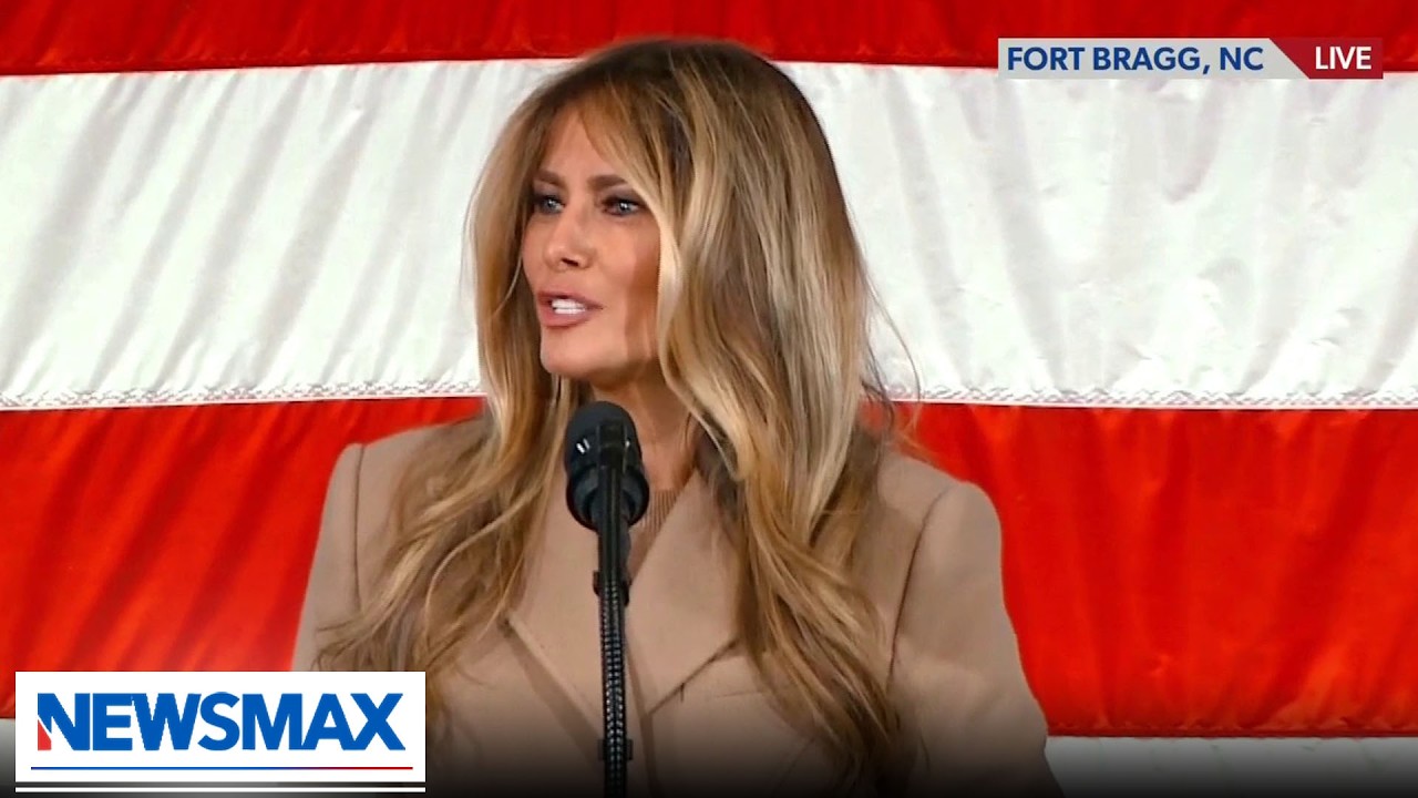 Melania Trump: Love of country, family makes us uniquely American