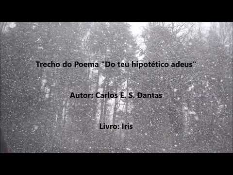 Trecho do poema "Do teu hipottico adeus", do livro Iris.