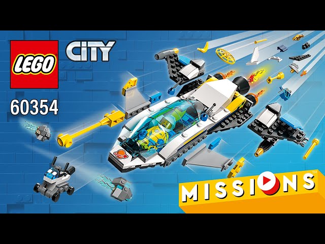 Конструктор LEGO CITY Космическая экспедиция на Марс - видео